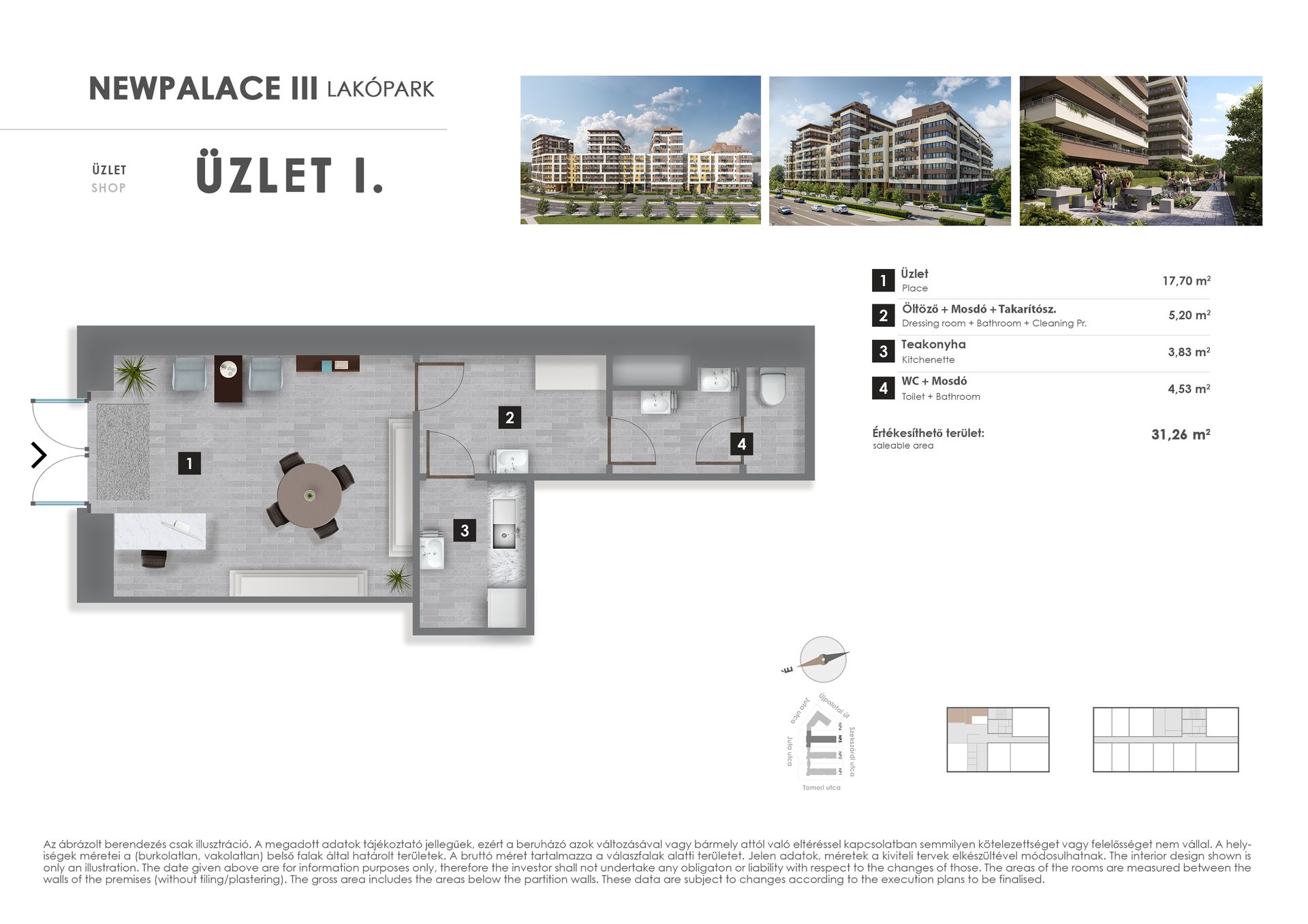 New Palace III Üzlet I.