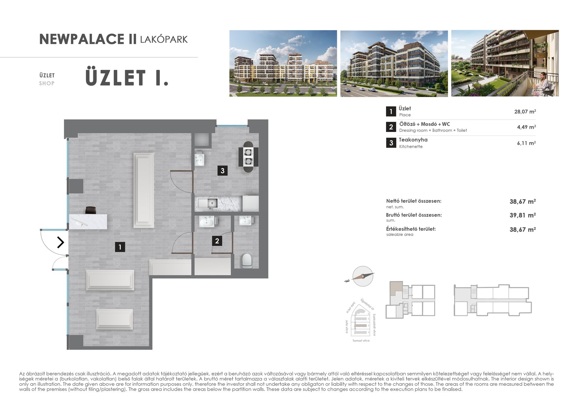 New Palace II Üzlet I.